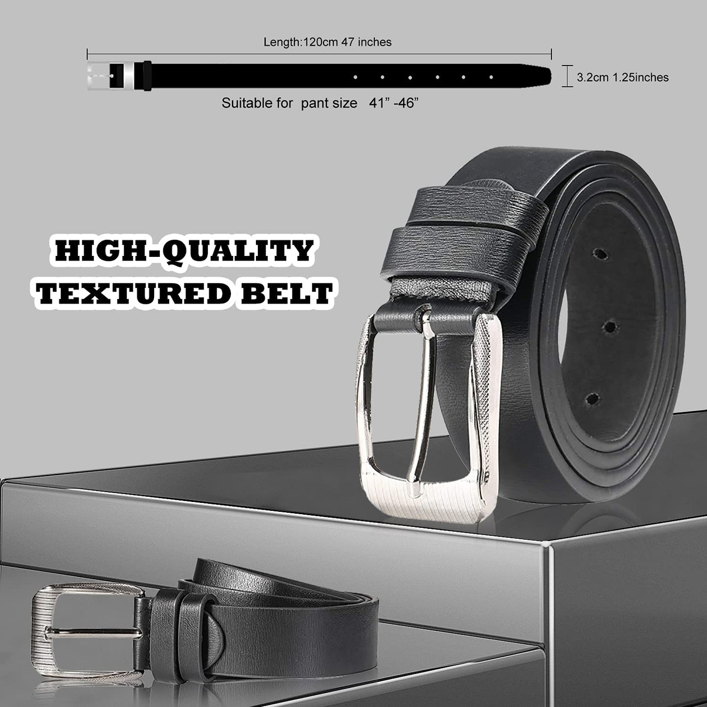 BSTcentelha Men Gift Set Wrist Watch Belt Keychain Sunglasses Mens Gift Father's Day Valentine's Day Gift Wedding Christmas Boyfriend Gift Set（SetA）