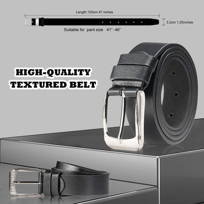 BSTcentelha Men Gift Set Wrist Watch Belt Keychain Sunglasses Mens Gift Father's Day Valentine's Day Gift Wedding Christmas Boyfriend Gift Set（SetA）