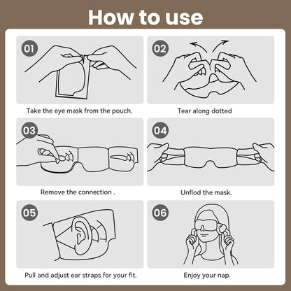 Pack of 100 Disposable Sleep Eye Mask for Men Women, Blindfold Eye Mask Shade Cover for Sleeping, Night Sleep Mask, Block Out Light, Soft Comfort Eye Shade Cover for Travel Yoga Nap