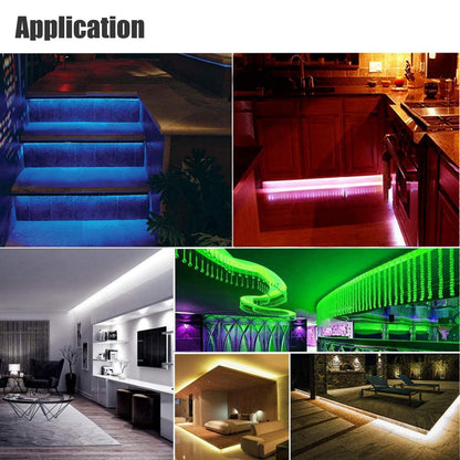 GQL 2m 5050 LED Strip Warm White with Switch (80cm Cable), Mains Powered SMD 60LEDs/m Commercial Rope Light, IP65 Waterproof for Indoor/Outside Decoration UK Plug Supply
