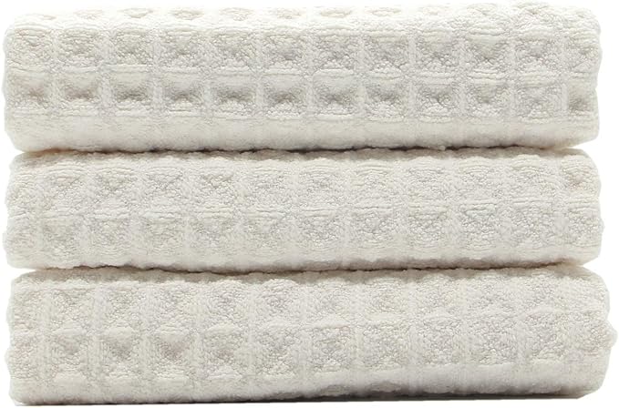 Waffle Weave Kitchen Drying Towels