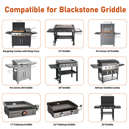 Whaleme Grease Cup Liners for Blackstone Griddle 5017 - Blackstone Griddle Accessories， Disposable Grill Grease Tray, Aluminum Foil Drip Pan Grease Catcher Cup Liner for 17, 22, 28, 36 Inch (30 Pack)