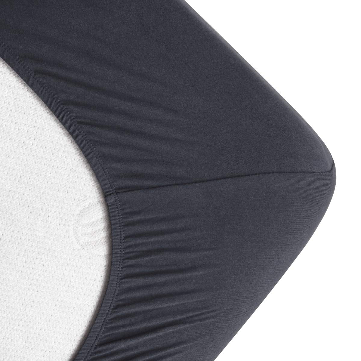 Fitted Sheet- COSMOPLUS Queen Fitted Sheet Only（No Flat Sheet or Pillow Shams）,4 Way Stretch Micro-Knit,Snug Fit,Wrinkle Free,for Standard Mattress and Air Bed Mattress from 8” Up to 14”,Gray