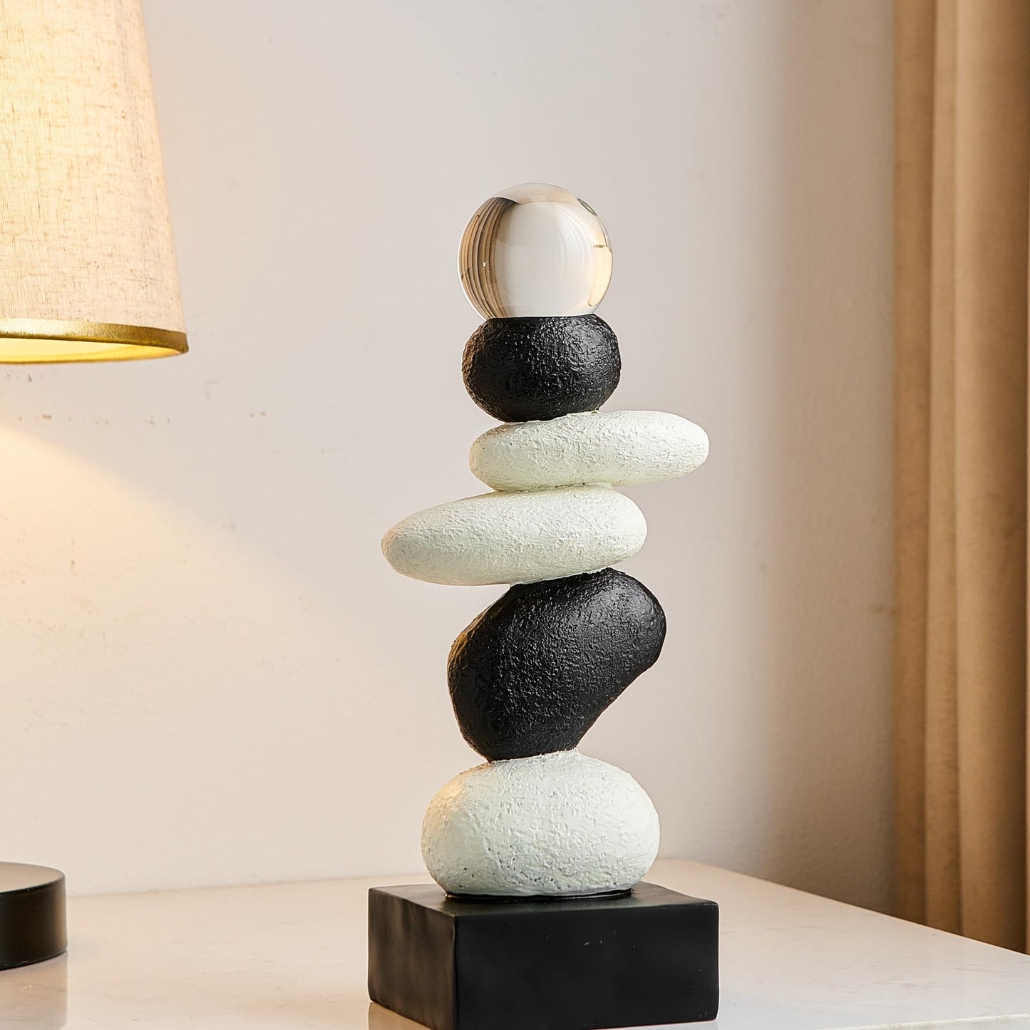 XGZY Art Stone Sculptures Home Decor - Modern Bookshelf & Desk Decor