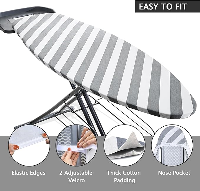 SheeChung 49"x15" Ironing Board Cover and Pad -