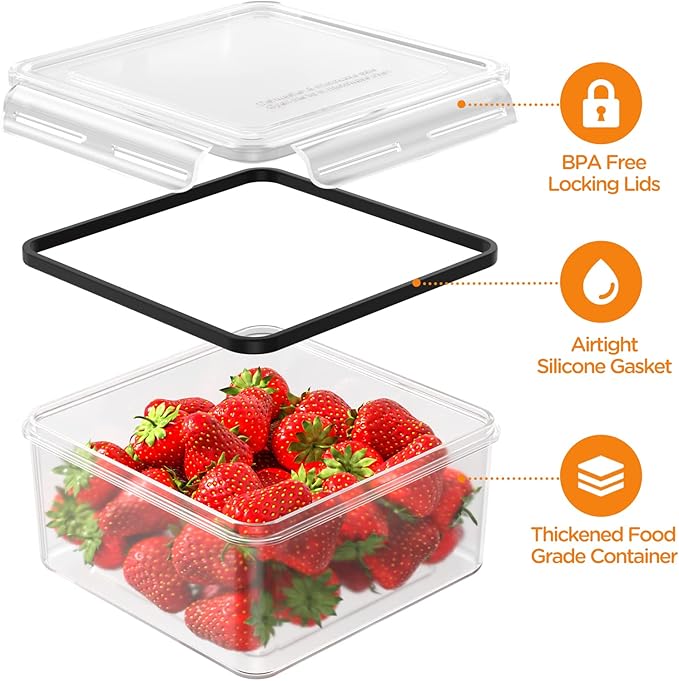 52 Piece Airtight Food Storage Containers Set