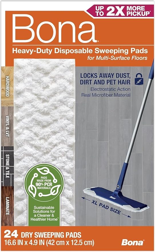Bona Sweeping Pads for Multi-Surface Floors