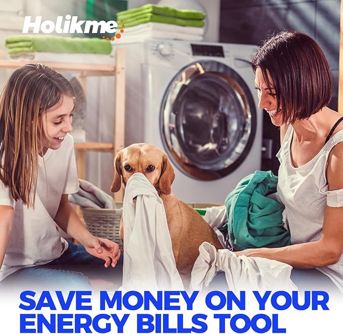 Holikme 30 Feet Dryer Vent Cleaner Kit, Flexible Lint Brush