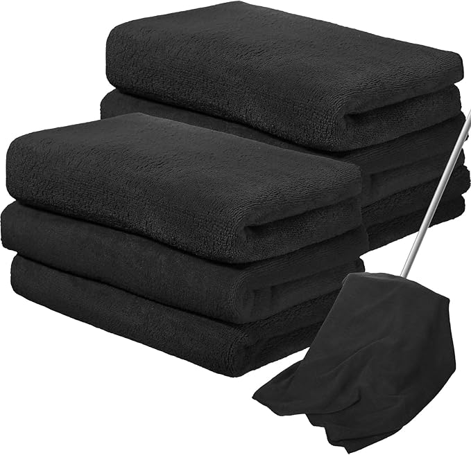 Newwiee 6 Pcs Extra Large Microfiber Cleaning Cloth 30" x 20" Washable Reusable