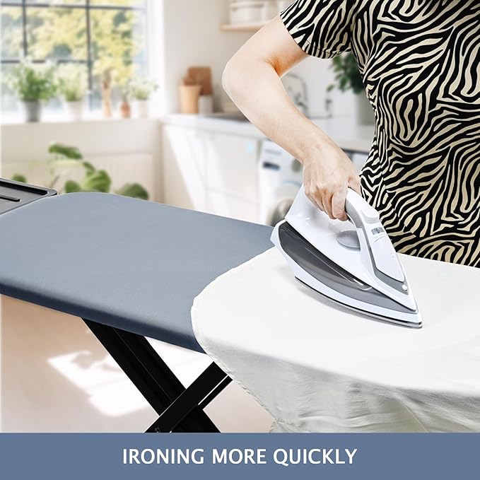 SheeChung 14"x42" Over The Door Ironing Board Cover, Thick Iron Covers