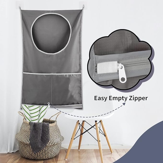 Hanging Laundry Hamper, Over The Door Laundry Hamper, Mesh Hanging Laundry Bag