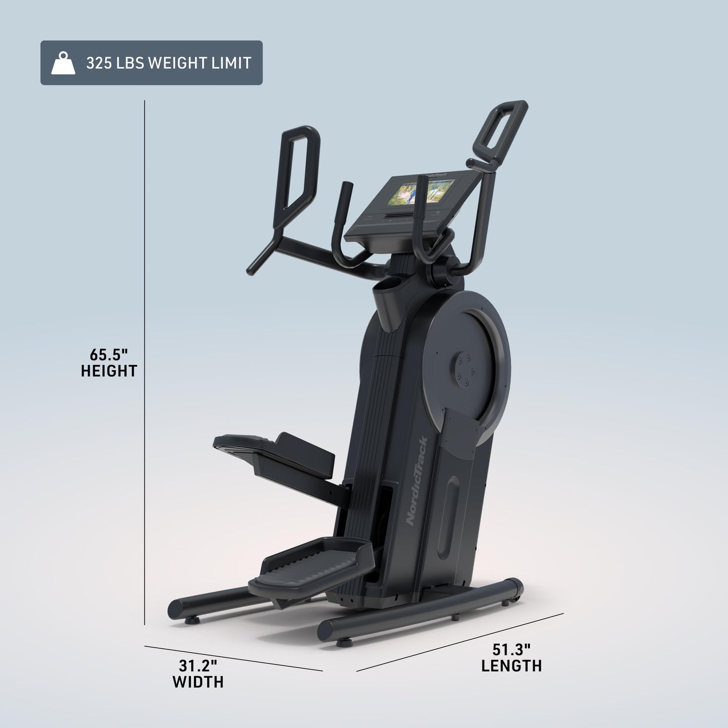 Nordictrack Step Climber with 10" HD Touchscreen, 22 Digital Resistance Levels + iFIT Pro Monthly Membership - 1 Month Included