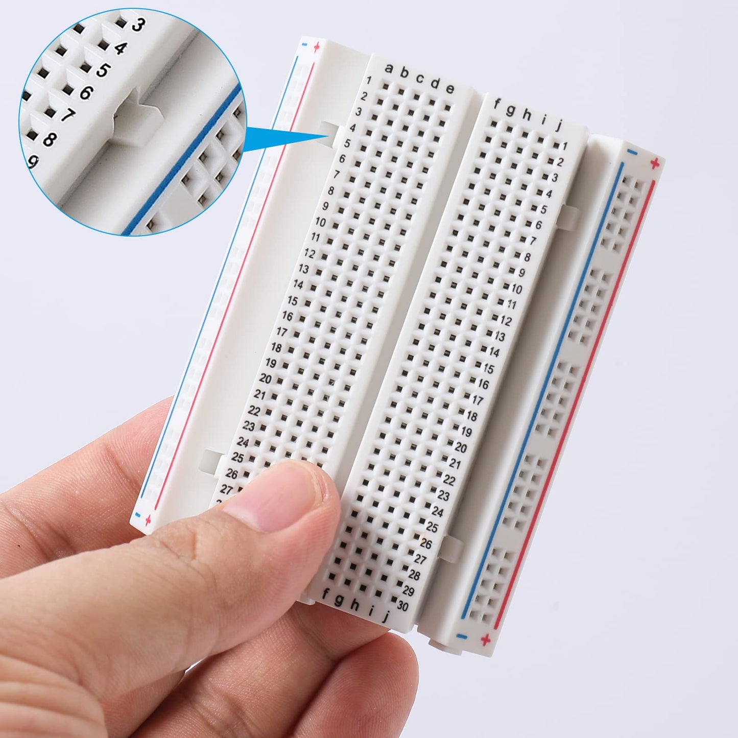 DEYUE breadboard Set Prototype Board - 6 PCS 400 Pin Solderless Board Kit for Raspberry pi and Arduino Project