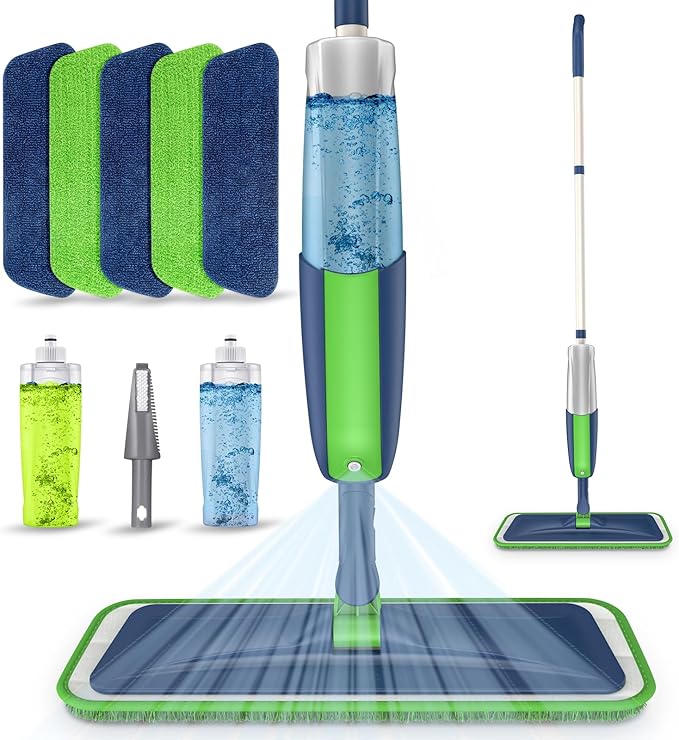 Spray Wet Mops for Hardwood Floor Cleaning: MEXERRIS Floor Mop