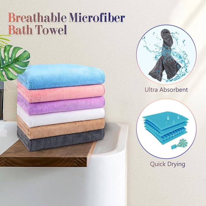 Orighty Bath Towels Pack of 6
