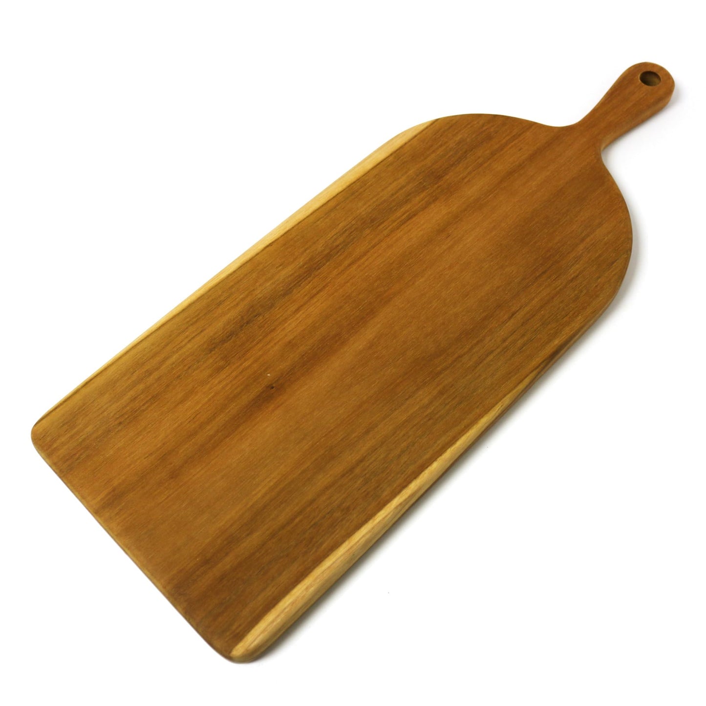 TREE FORK Handmade Teak Wood Decorative Wooden Cutting Board Serving Platter Tray Plate, FSC Certified 100% Hand Carved No Glue One Piece, Cheese Charcuterie Tapas Sushi Appetizer Baord, X-Large
