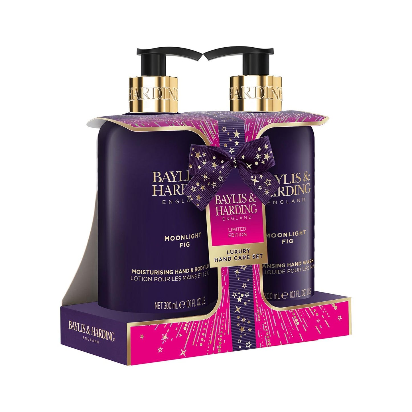 Baylis & Harding Gift Set for Women - Hand & Skincare Pack - Moonlight Fig & Pomegranate Indulgent