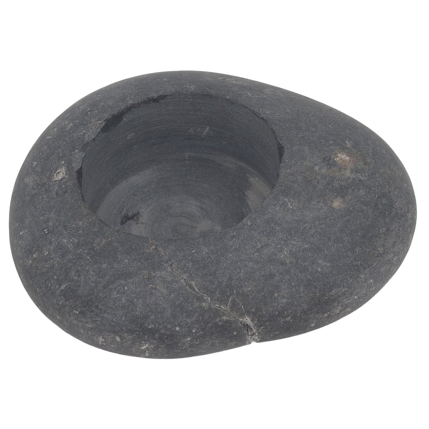 Handmade Stone Tealight Candle Holder, Sturdy and Compact Size Design Decorative Pebble Multifunctional and Lightweight Candle Holder for Wedding Home Decor