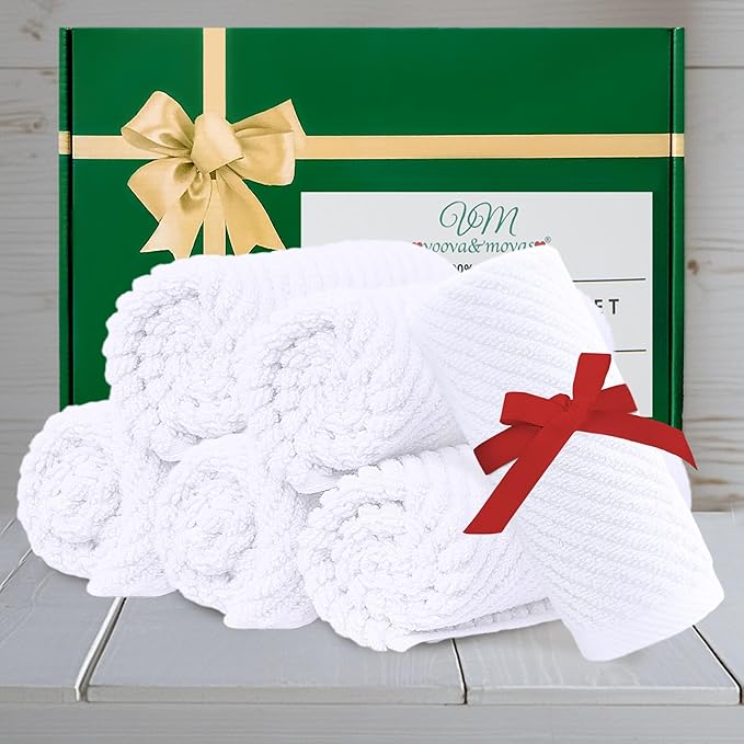 White Washcloths for Bathroom