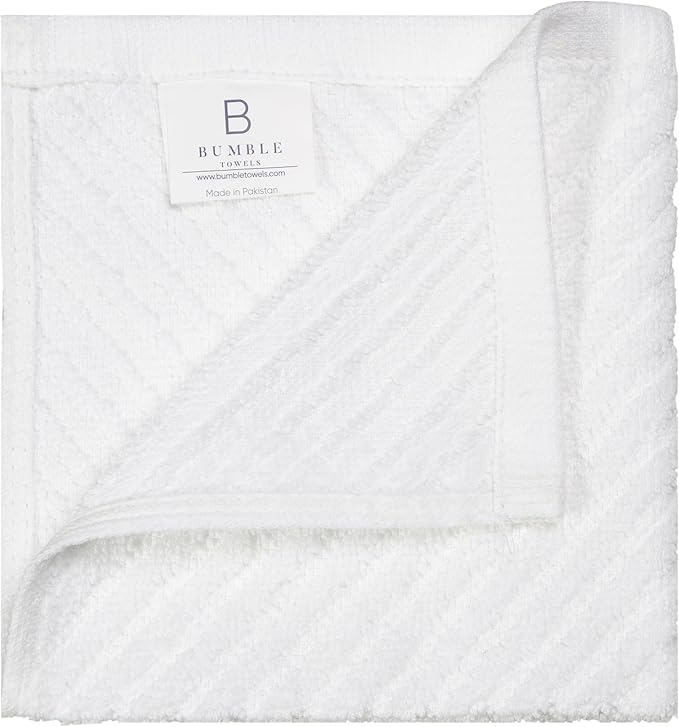 Bumble Towels Premium Kitchen Dish Cloths | 8 Pack | Diagonal Deluxe Dish Cloth