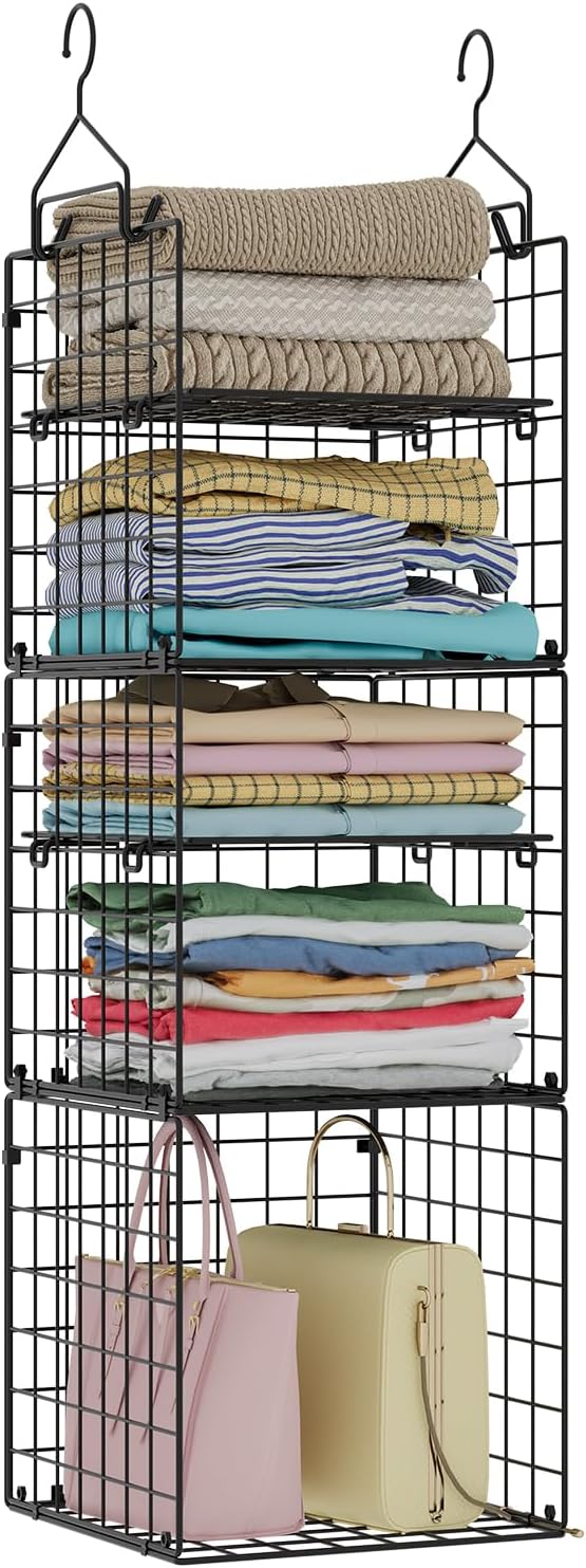 X-cosrack Hanging Closet Organizer and Storage