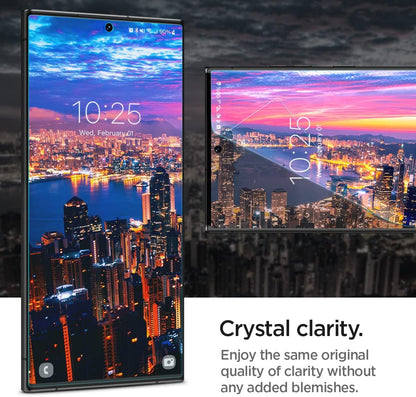 Spigen NeoFlex Screen Protector Designed for Galaxy S23 Ultra (2023) [2 Pack] - Case Friendly