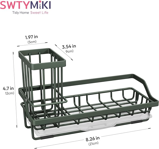 SWTYMIKI Sink Caddy Sponge Holder