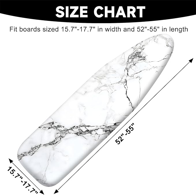 Quick Install Ironing Board Cover 17" x 55" Ironing Board Cover