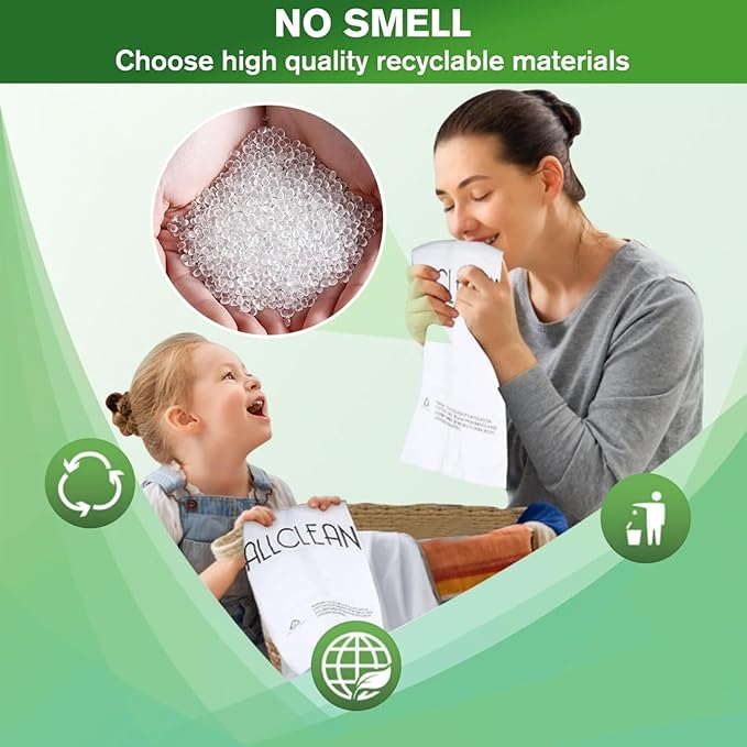 Trash Bags 3 Gallon Small Kitchen Drawstring Bathroom Garbage Bags, Fit 3 Gal