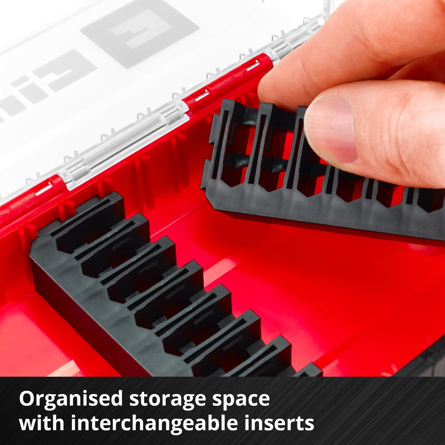 Original Einhell M-CASE 33-piece bit set (for cordless screwdrivers and power drills with 50 mm bits made of S2 steel, quick-change bit holder made of carbon steel incl. storage box)