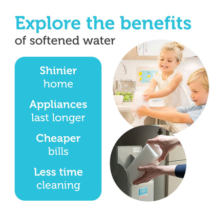 Harvey Block Salt for Water Softeners | Original Pure Grade A Food Quality Salt | 3 Bags, Securely Boxed | Each Bag Contains 2 Blocks | Efficient Softening Solution