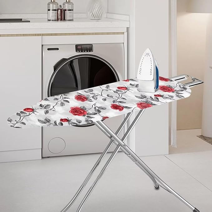 Rose Print Ironing Board Cover Polyester Iron Cover