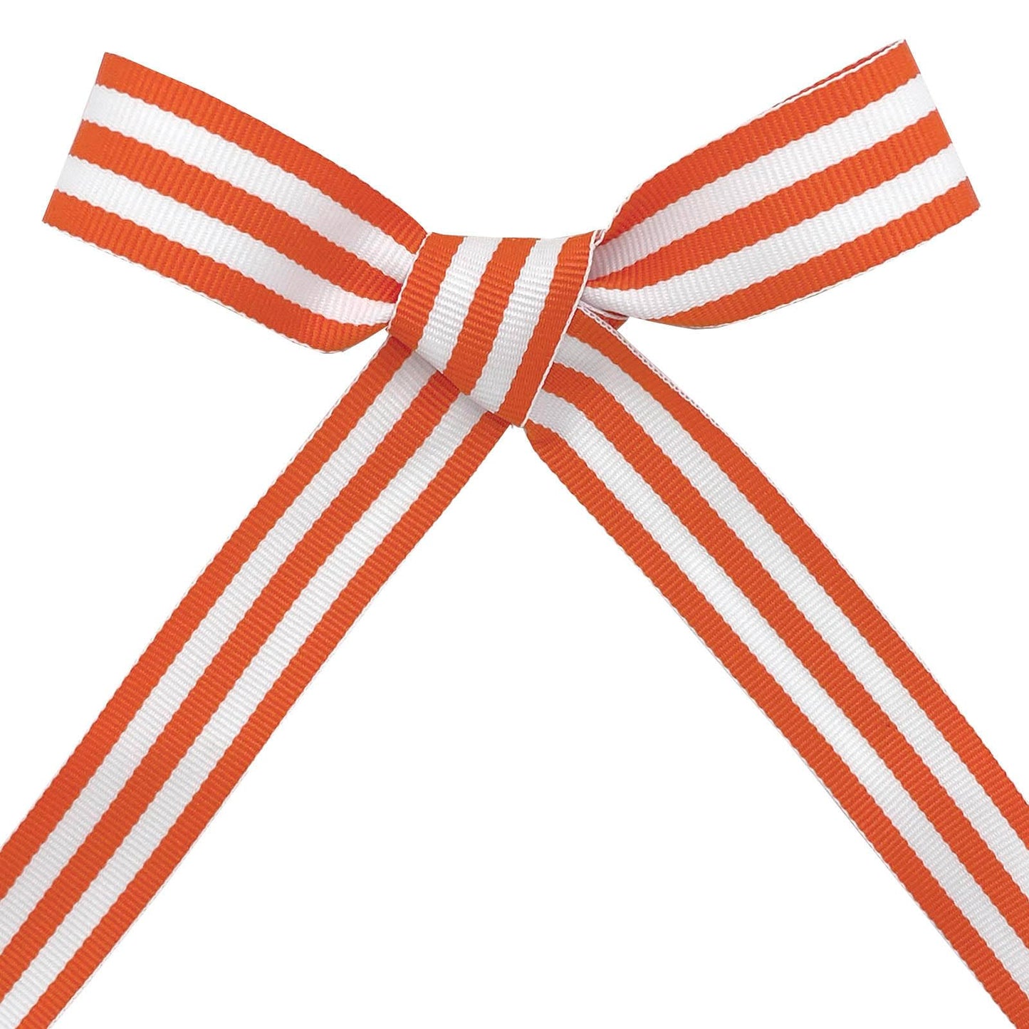 Morex Ribbon Striped Polyester Grosgrain Ribbon, Party Decorations, Gift Wrapping, Fun Patterns, 7/8" by 20 yd., Orange