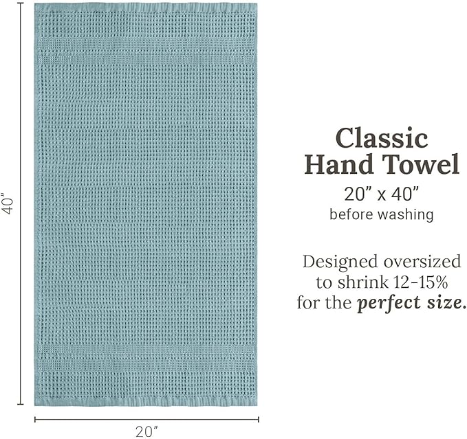 GILDEN TREE Waffle Hand Towels for Bathroom Quick Dry Towel Super Absorbent