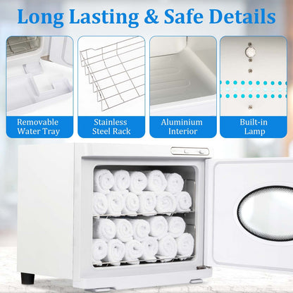 Small Hot Towel Warmer for Spa Home Salon Esthetician 2-in-1 5L Mini Personal Hot Towel Cabinet Towel Warmers Spa, Fast Heating Towel Heater Towel Steamer for Facials…