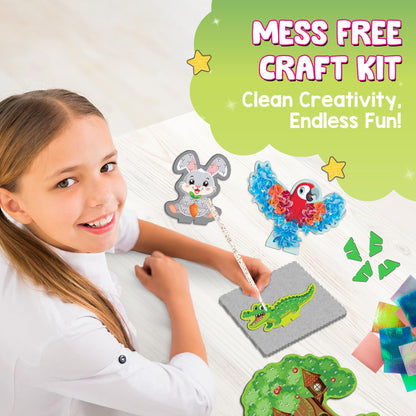 Smartivity Poke ‘n’ Create Art Kit for Kids 4 to 10 Years, Creative Christmas, Birthday Gift for Girls & Boys Age 4, 5, 6, 7, 8, 9, 10 Years Old, DIY Art & Craft Activity Kit