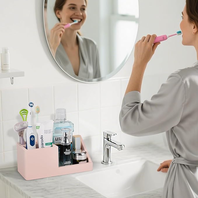 Diatomite Toothbrush Holders for Bathrooms, Quick Dry Electric Tooth Brush and
