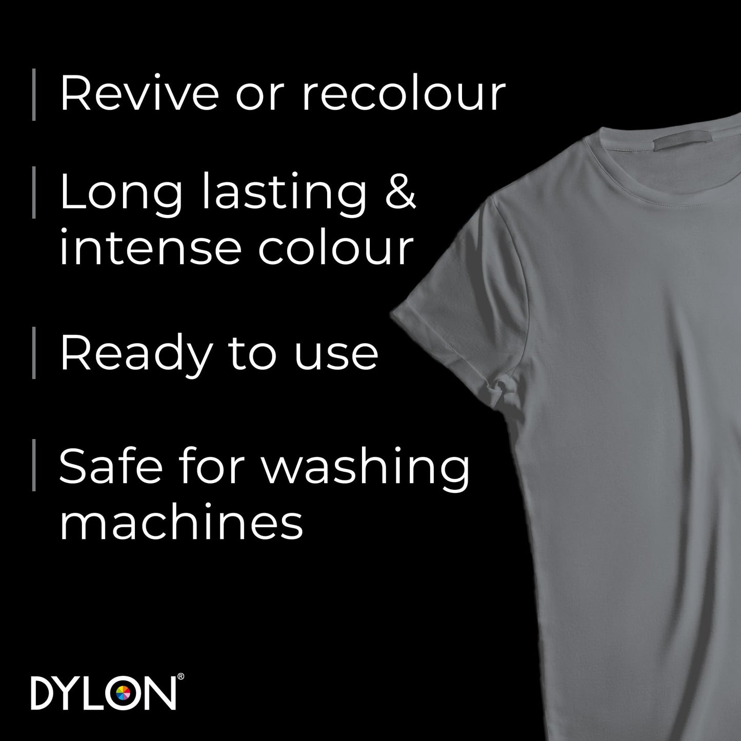 Dylon Washing Machine Fabric Dye Pod for Clothes & Soft Furnishings, Smoke Grey, 350 g (Pack of 1) (Packing May Vary)