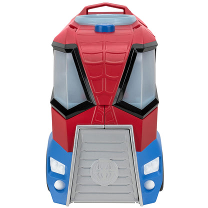 Marvel Spidey and his Amazing Friends Web Transporter Feature Vehicle, Lights & Sounds - Includes 3 Amazing Mini Vehicles, Unisex