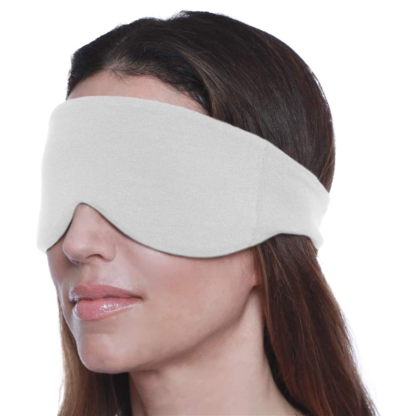 Happyluxe Escape Sleep Mask - Buttery Soft Airplane Eye Mask for Sleeping or Napping in Bed. Machine Washable. - Jet Black, Made in USA