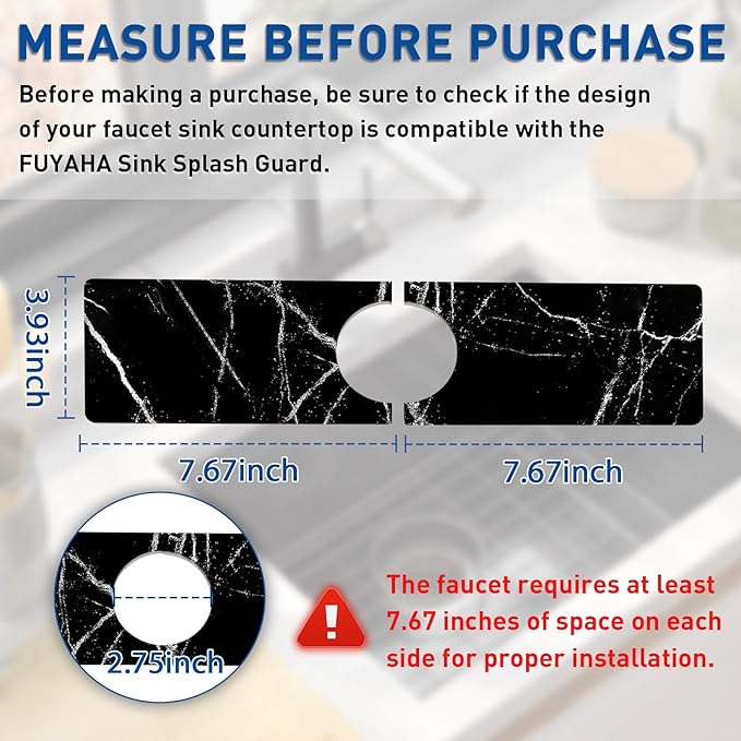 Kitchen Sink Splash Guard