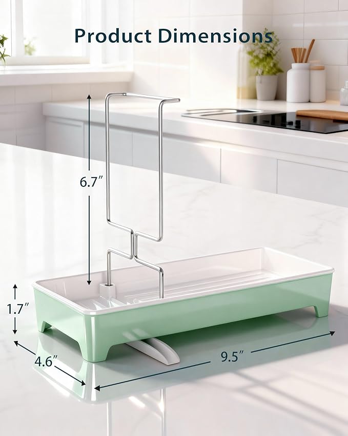 Minimalist Sink Caddy, Rustproof Sponge Holder