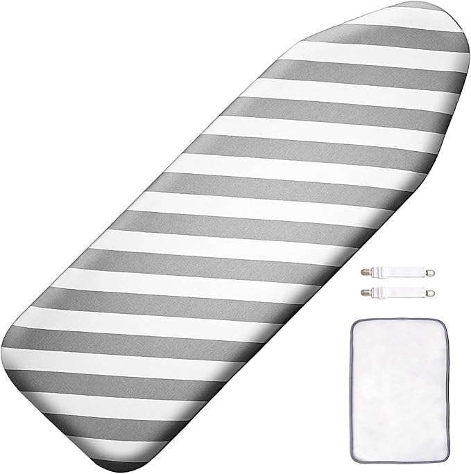 SheeChung Over The Door Ironing Board Cover 14x42 Inch, Thick Iron Covers