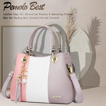 Pomelo Best Handbags for Ladies with Multiple Interior Pockets and Pretty Colour Combination