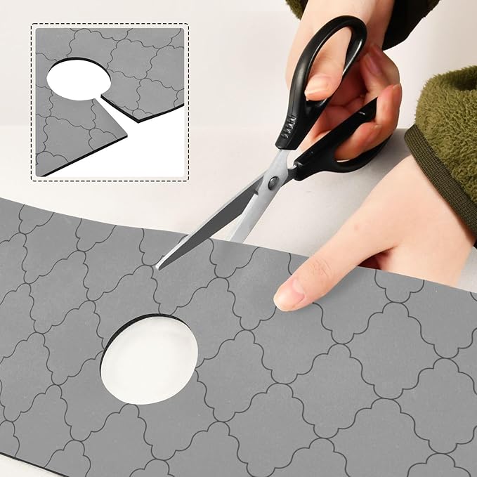 Kitchen Sink Splash Guard 1 PC 14.7 Inch Sink Faucet Mat Splash Guard