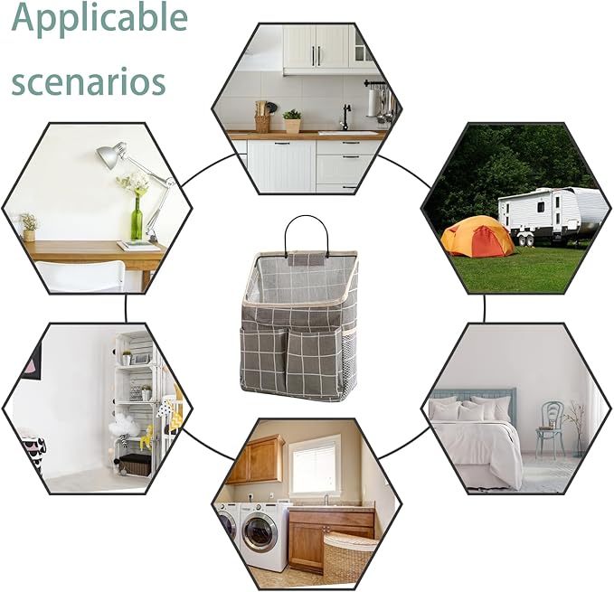 2pcs Wall Hanging Storage Bag, Wall Hanging Organizer Bags