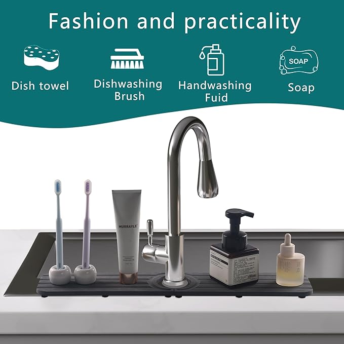Faucet Mat for Kitchen Sink