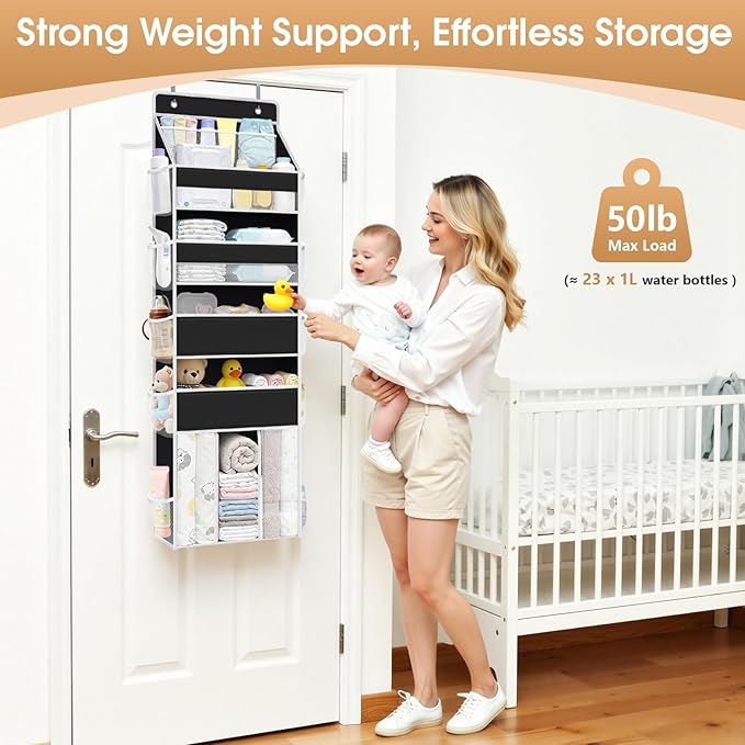 WISELIFE 5-Tier Over the Door Organizer