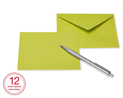 American Greetings Single Panel Blank Cards with Envelopes, Earthtone Colors (100-Count)