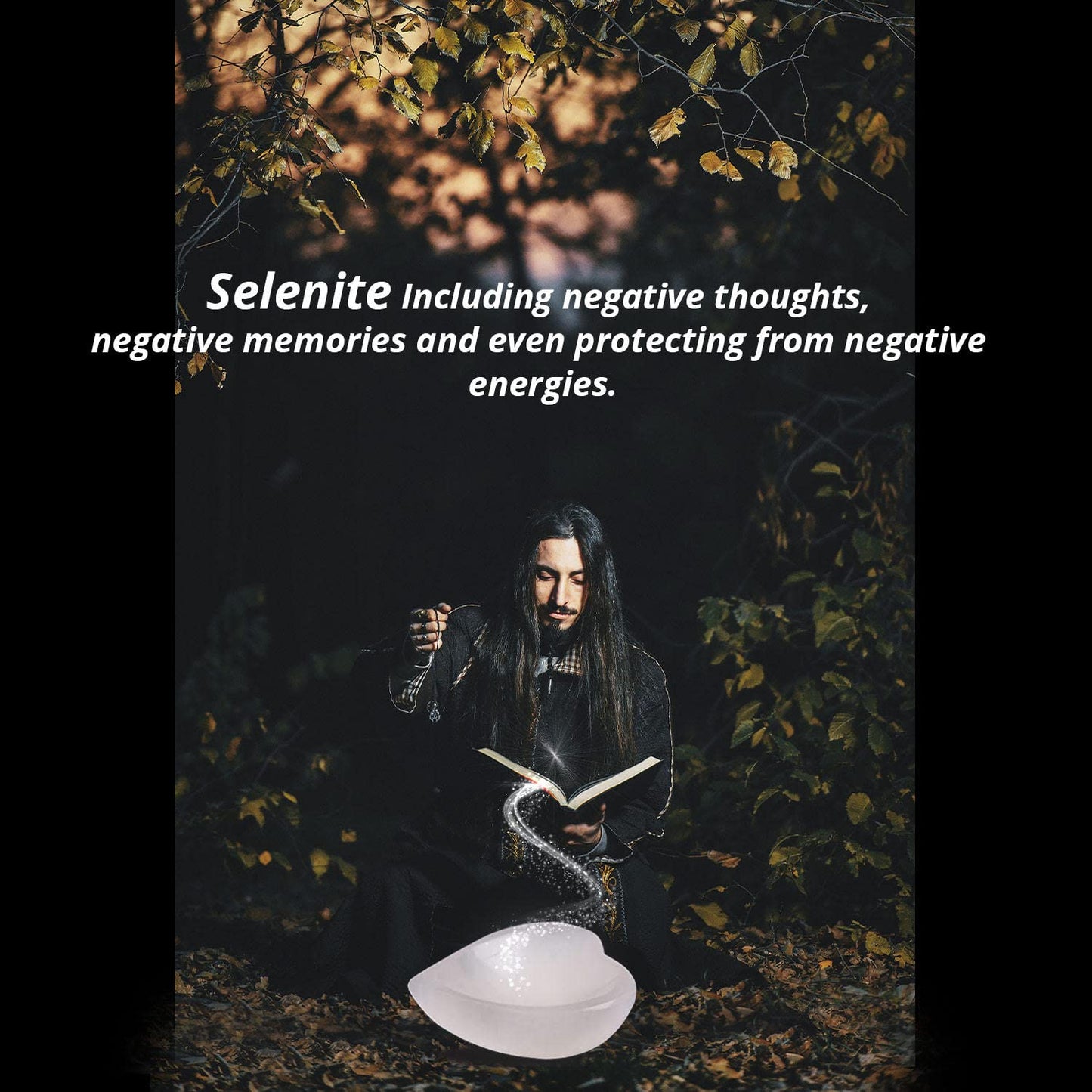 Himalayan Glow Natural Selenite Bowl Heart Shape Selenite Crystal - 10 cm for Reiki Healing Meditation Decoration, White